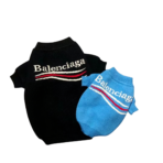 Buso Balenciaga negro y celeste